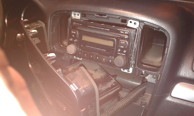 demontage autoradio grand vitara